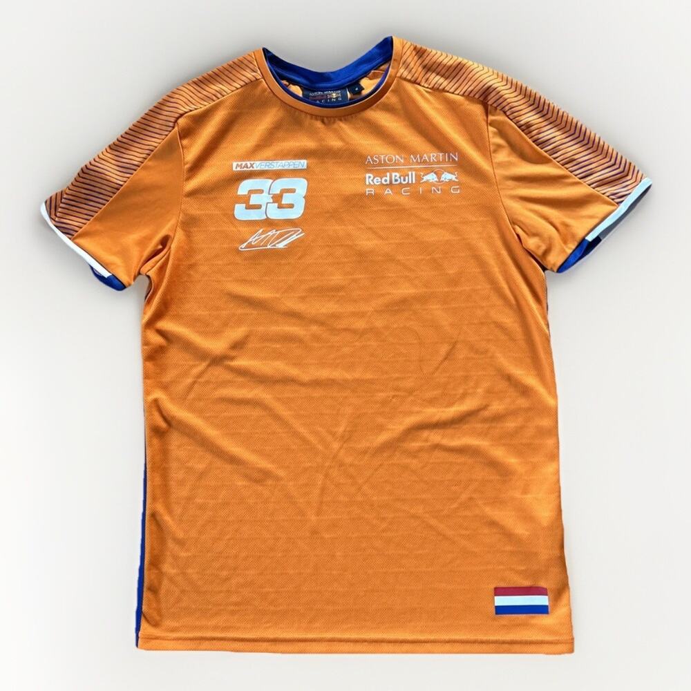 ASTON MARTIN Red Bull Racing Formula F1 Team Max Verstappen Shirt Size Small